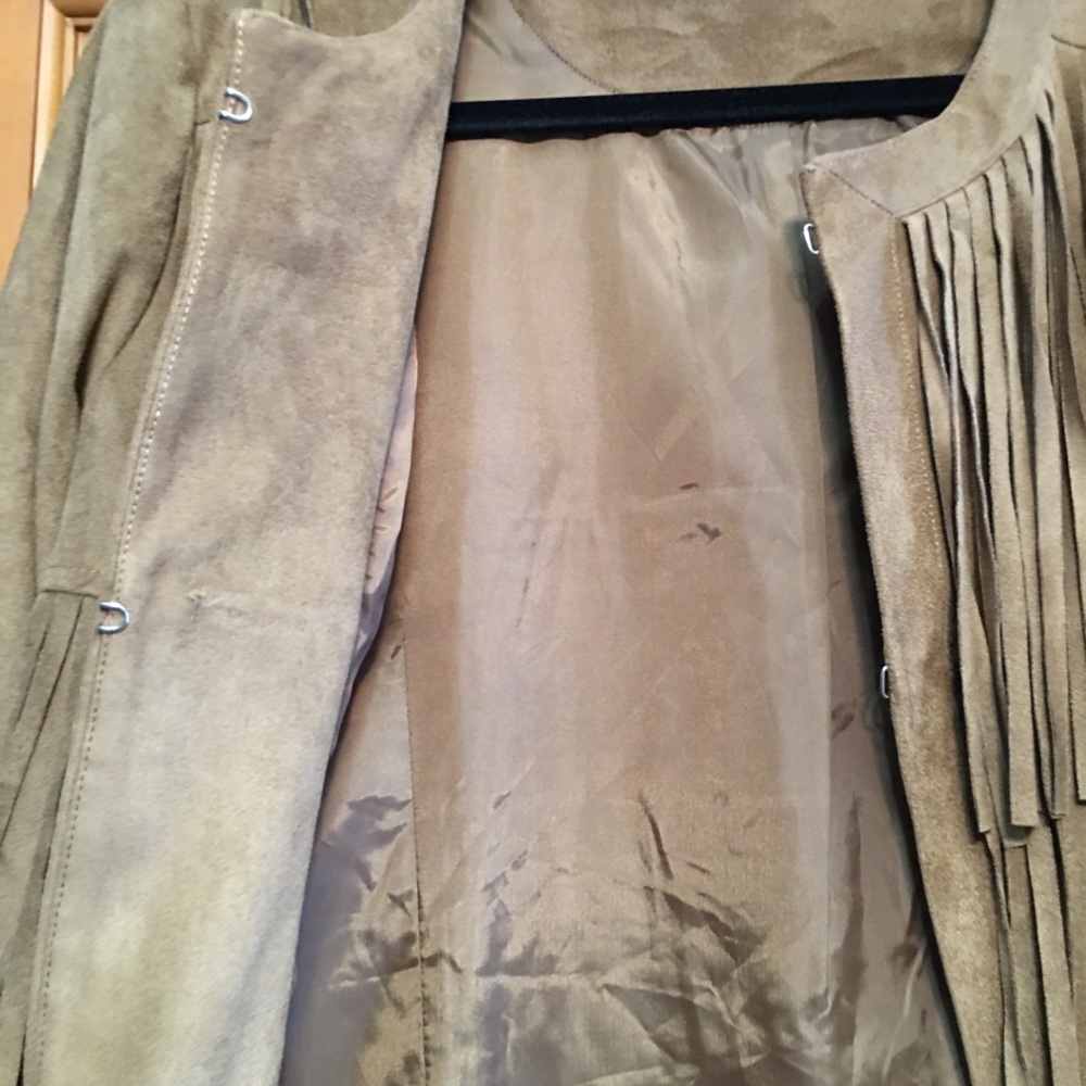 a.n.a. Fringed Bohemian Moto Jacket - Picture 6 of 8